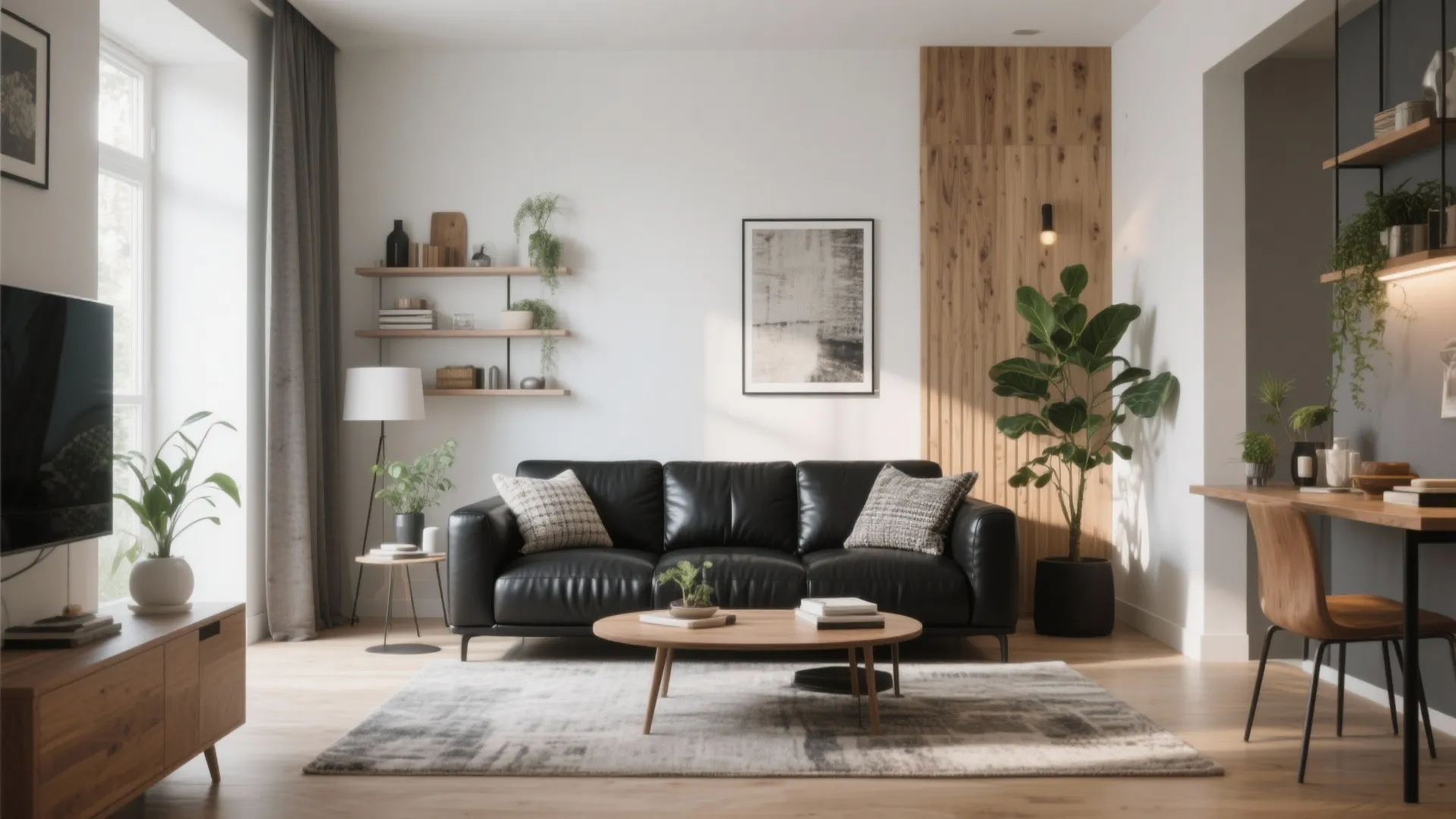 10 Black Leather Couch Living Room Ideas: Smart and Stylish Ways to Style Your Black Leather Sofa