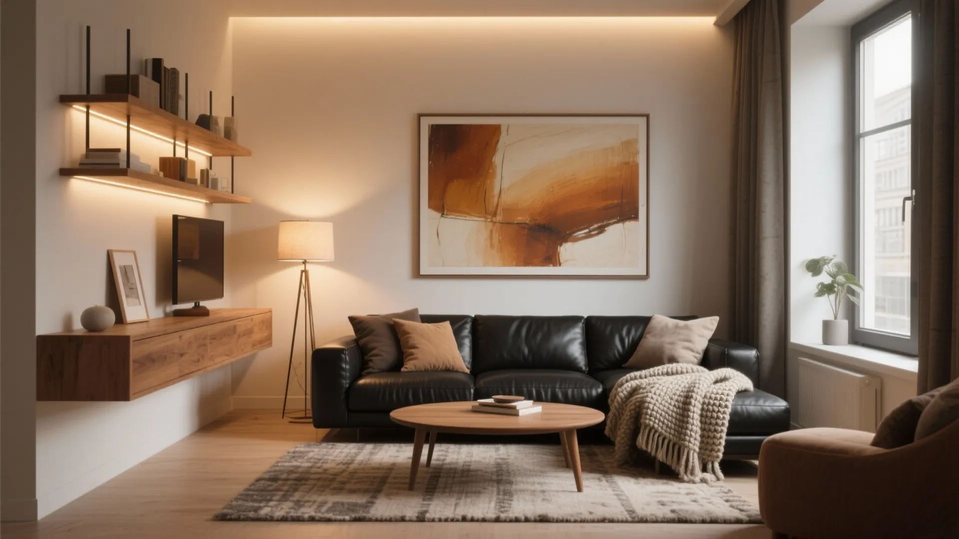 5 Bold Ideas for a Black Leather Living Room Set