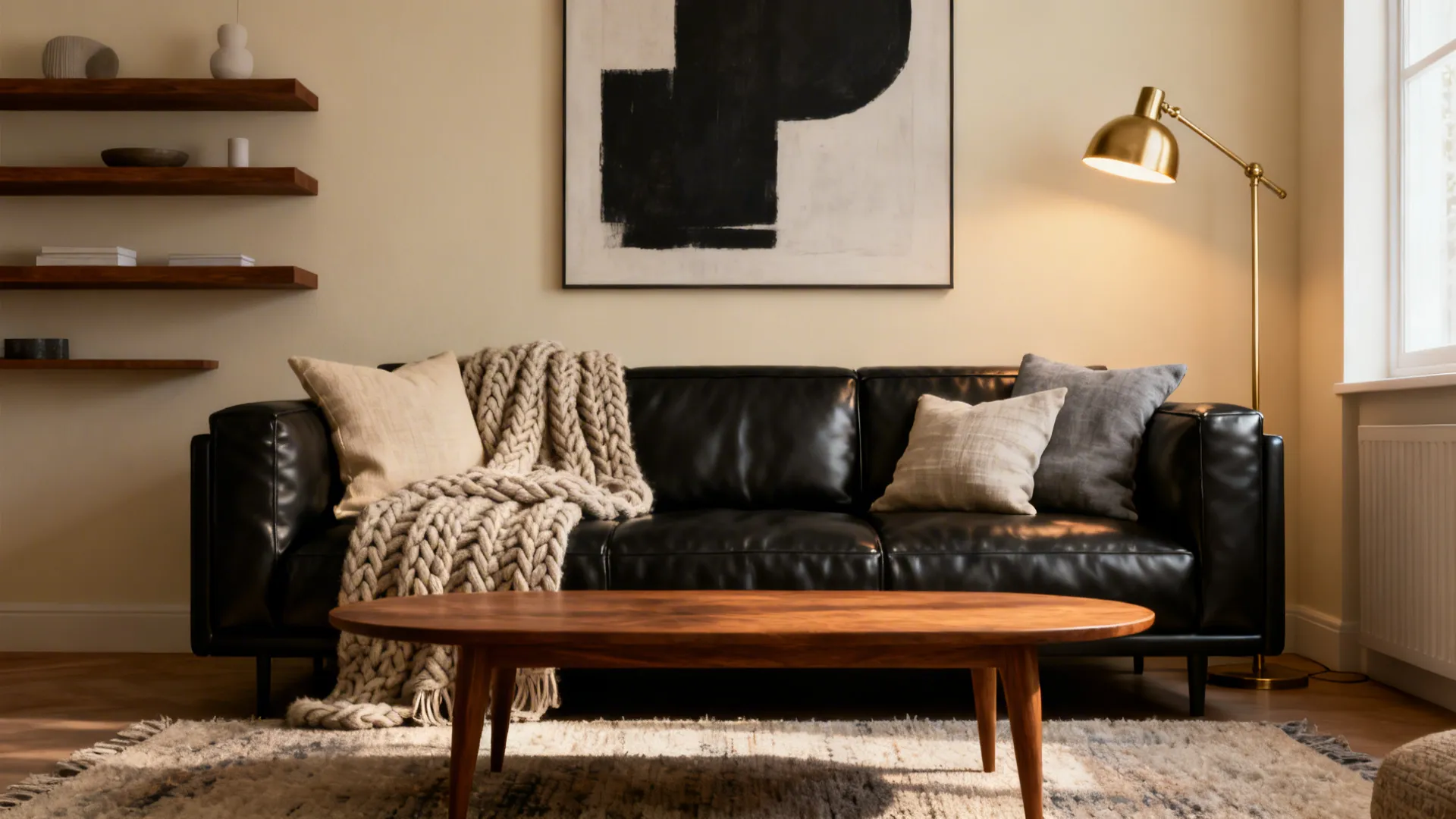 5 Living Room Ideas with Black Leather Couches: Stylish small-space tips and real project tricks for making black leather shine
