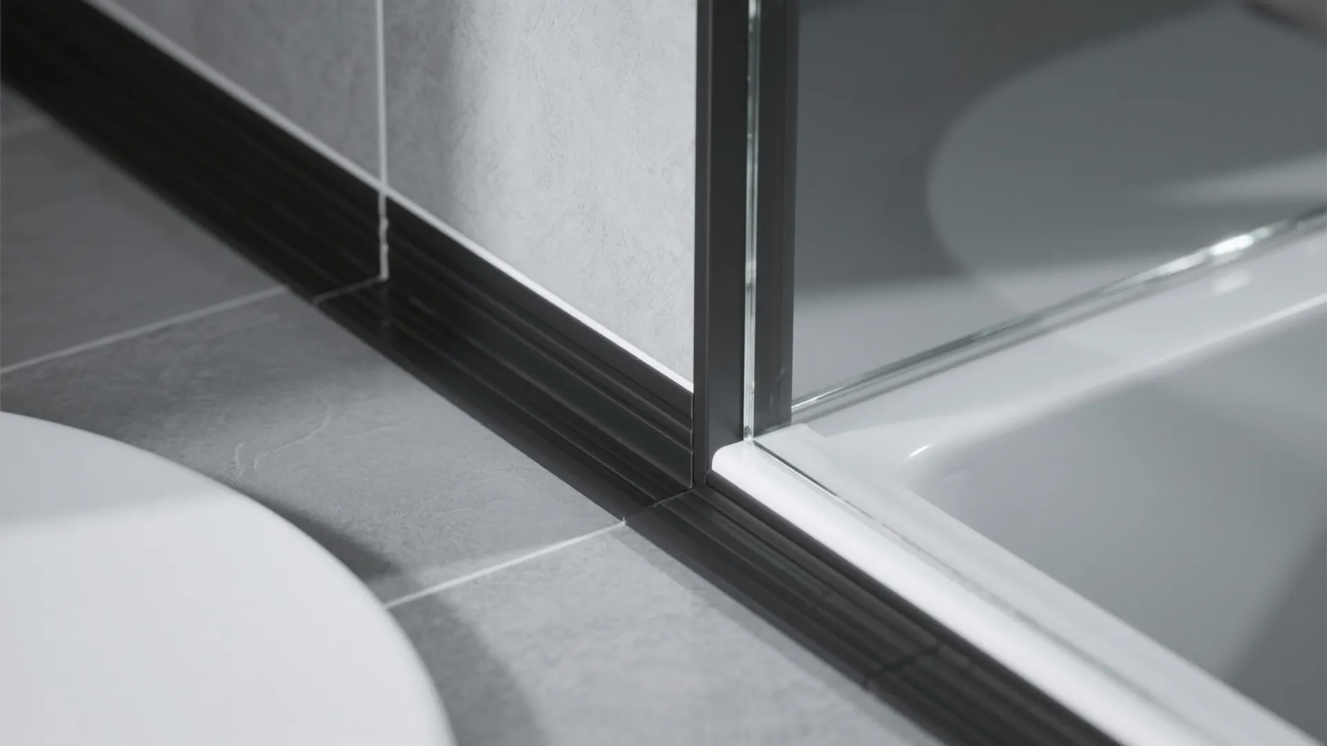 Monochrome Contrast: Grey, White, and Black Lines