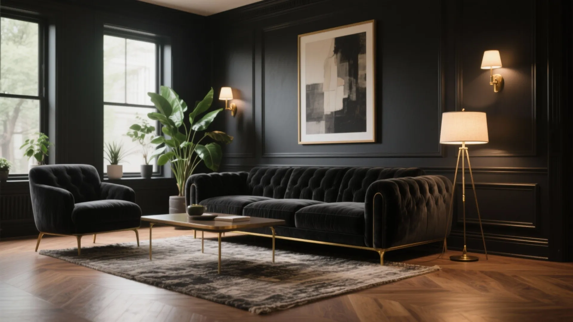 Black Living Room Walls: 5 Bold Ideas: Practical and stylish black living room walls ideas I use to turn dark walls from risky to remarkable