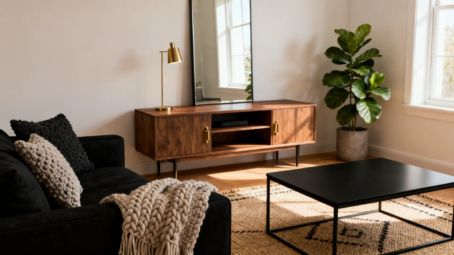 5 Living Room Ideas for Black Furniture