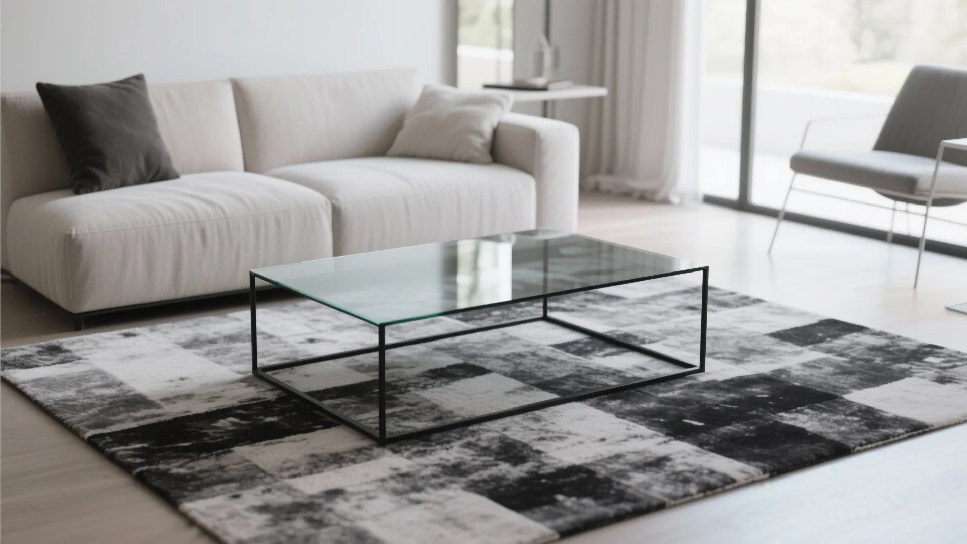 Black Metal Coffee Table