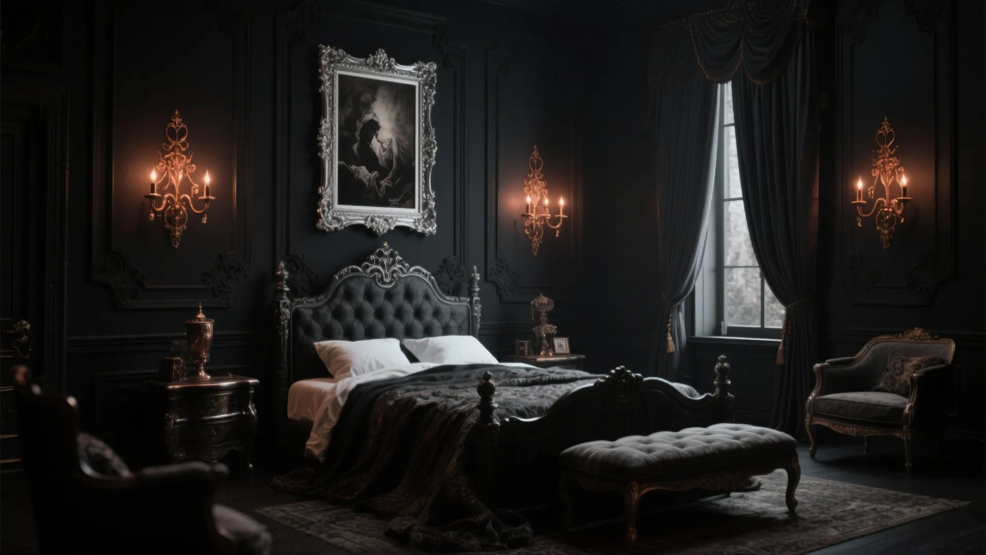 Tip 5: Black with Metallic Accents