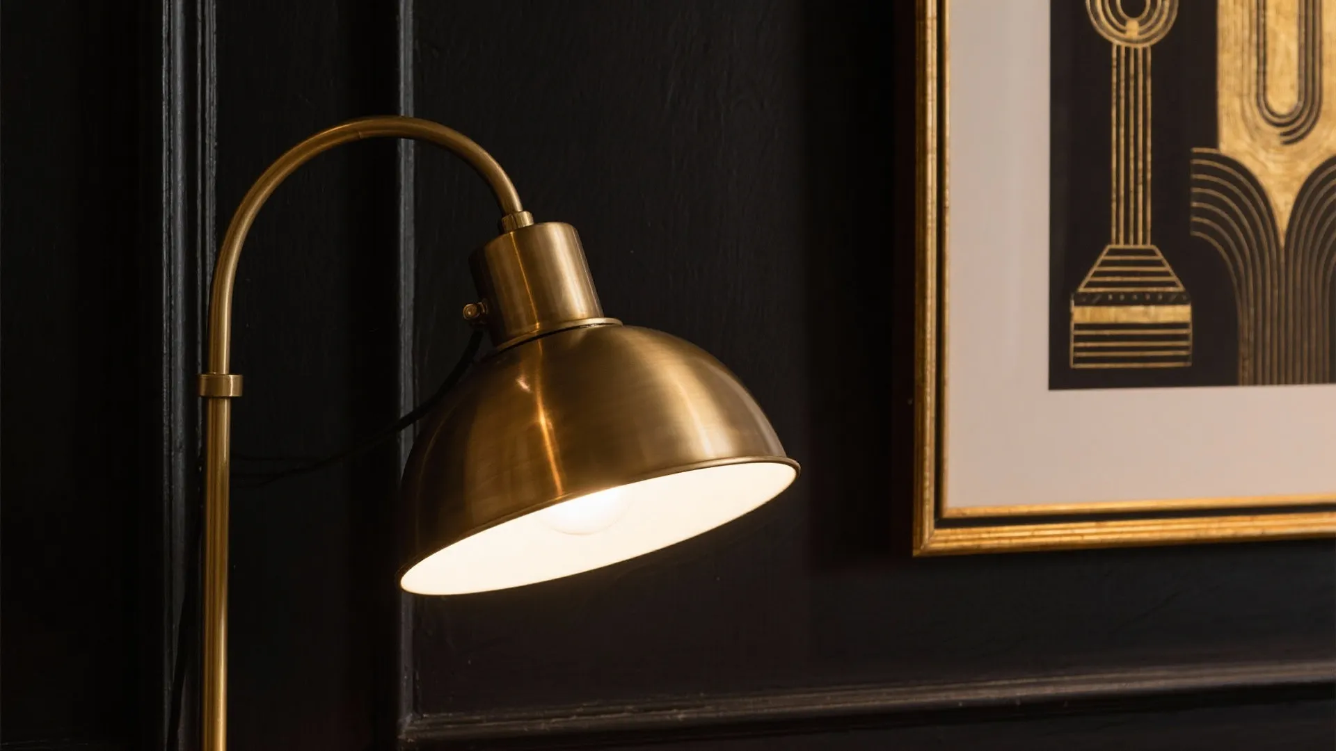 3. Black with Metallic Accents