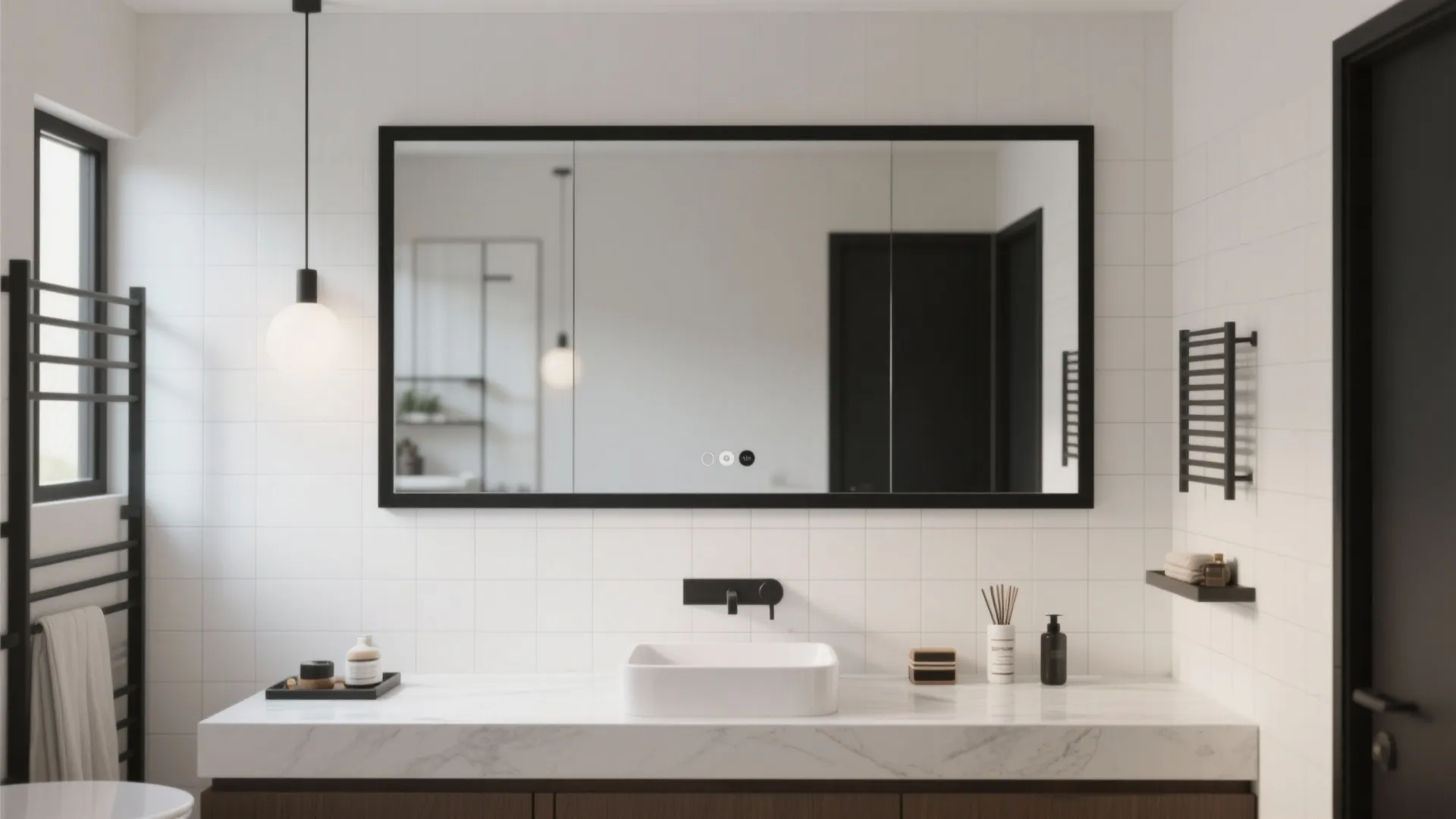 7. Black Statement Mirror