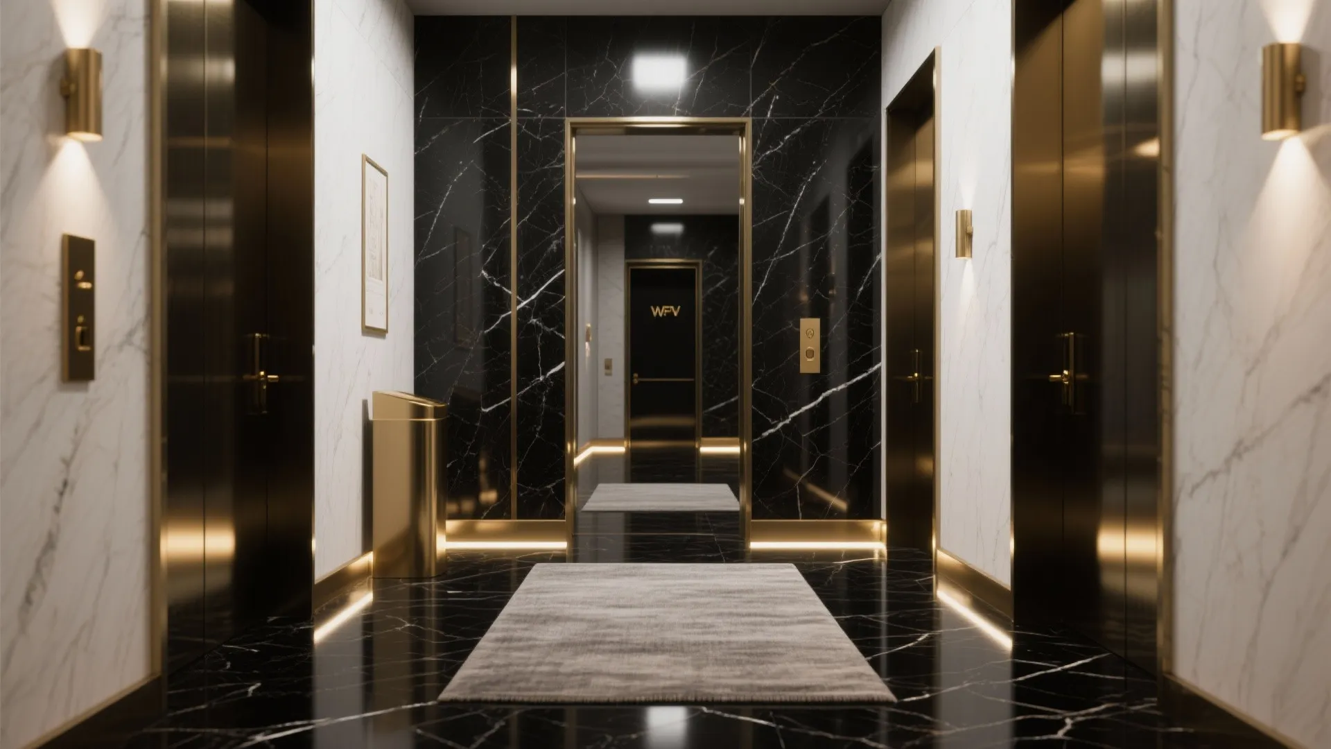 High-Contrast Black Granite with Mirror-Finish Polish