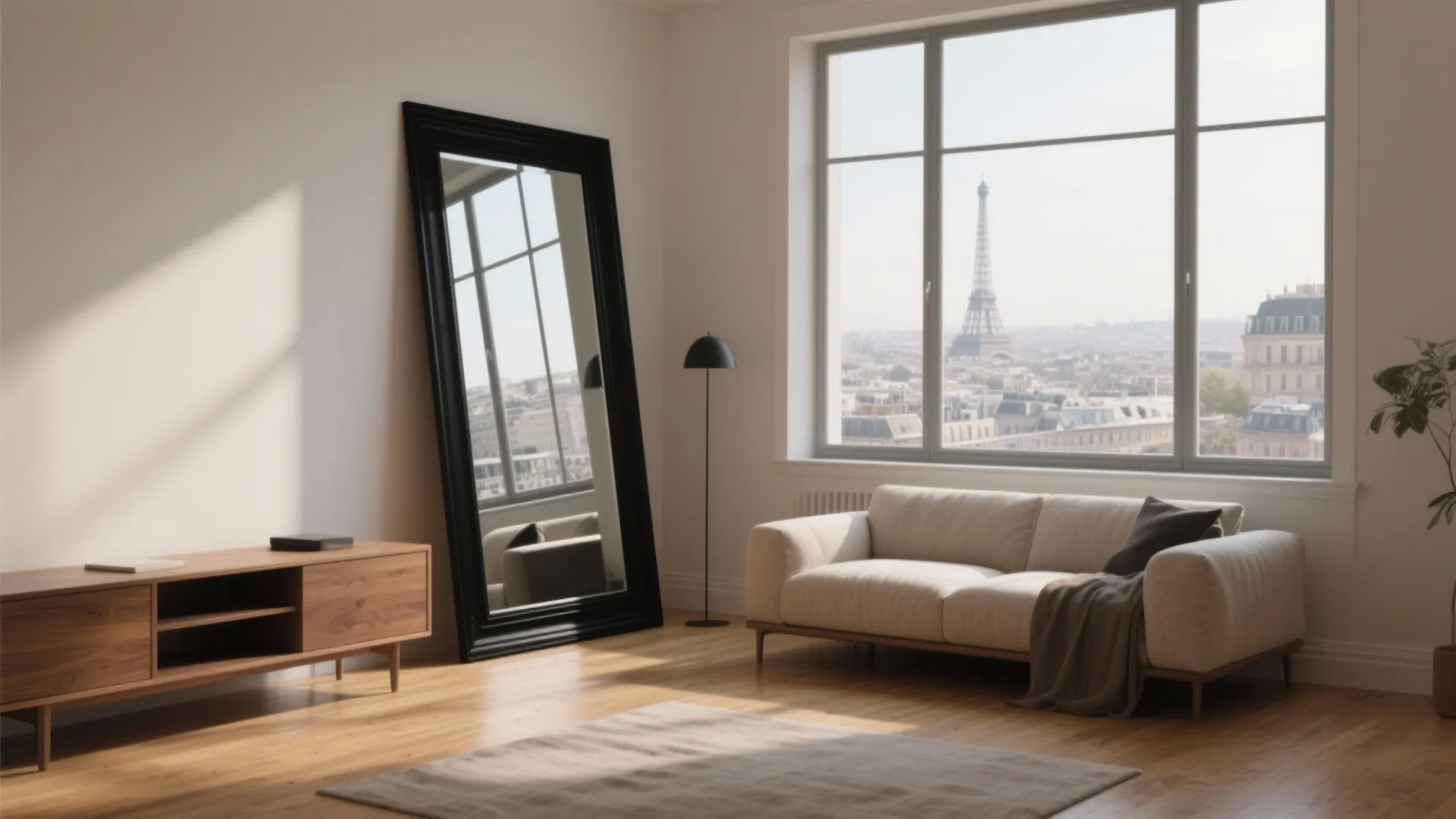 Black Living Room Mirror Ideas (5 Inspo)