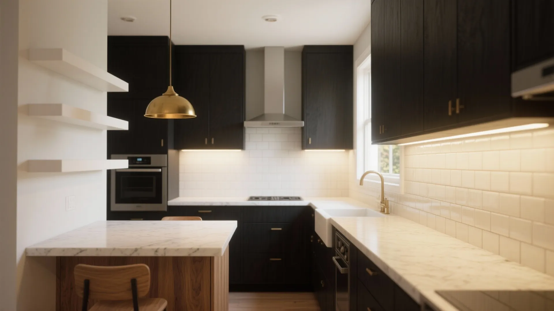 Black Oak Cabinets: 5 Big Ideas for Small Kitchens: How to make black oak cabinets shine in compact kitchens — practical tips from a 10+ year designer