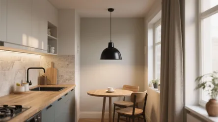 5 Small-Space Ideas with Black Hanging Lights