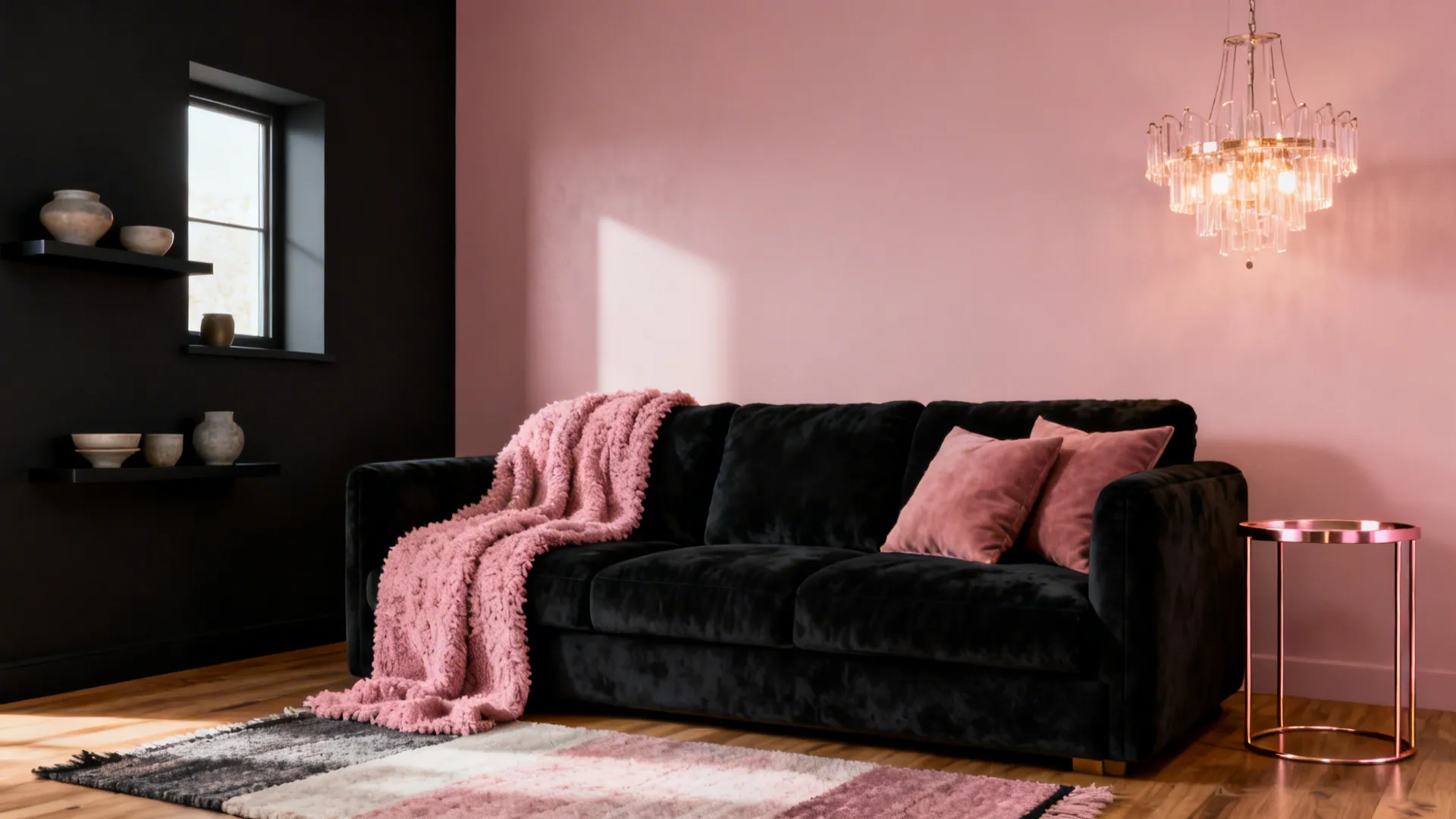 Black & Pink Living Room Ideas — 5 Bold Mixes: Playful contrast: five small-space-friendly black and pink living room inspirations from a senior designer