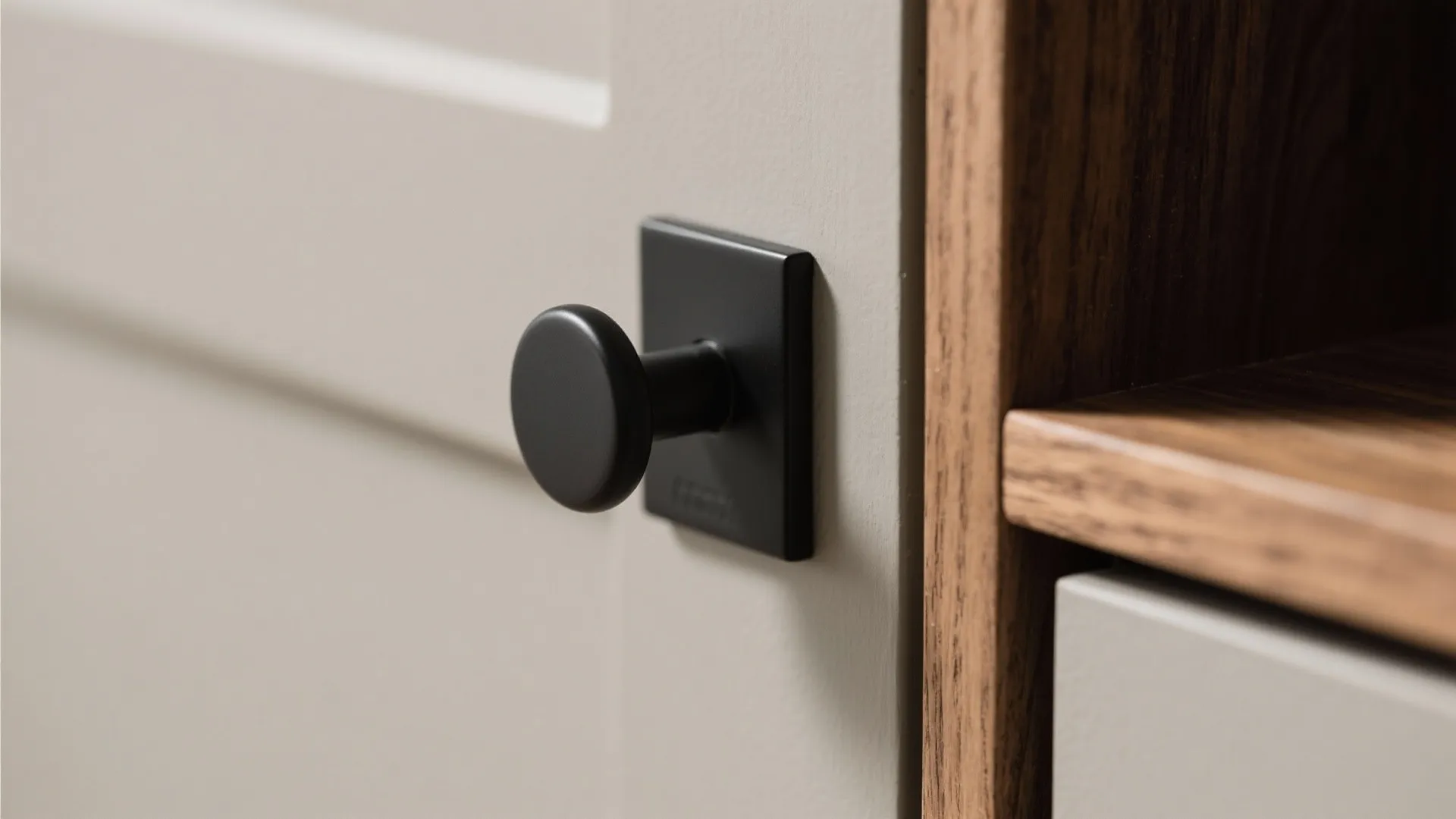 Greige + Warm Oak + Matte Black