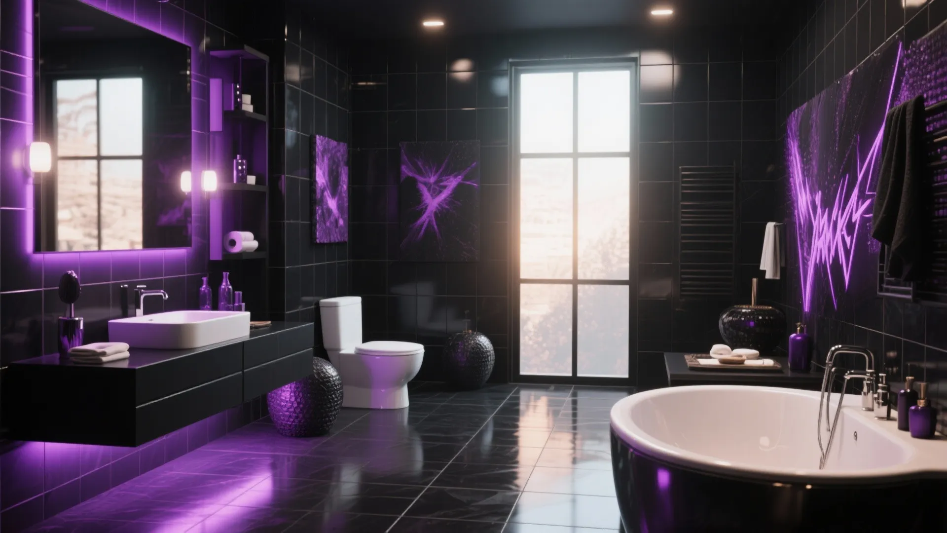 10 Black and Purple Bathroom Ideas: Bold, Luxurious & Creative Black and Purple Bathroom Inspiration from My Design Projects