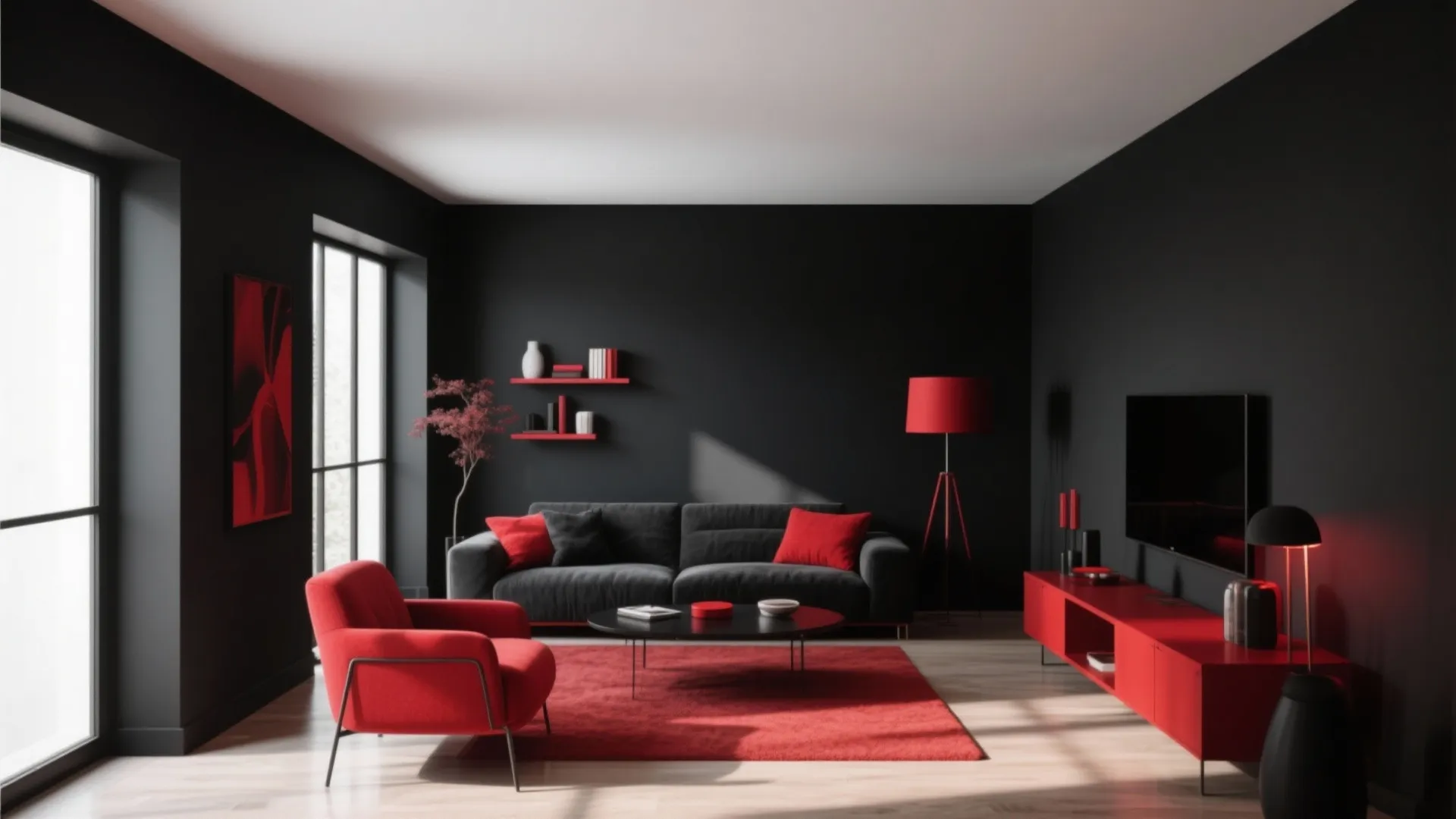 10 Black and Red Living Room Ideas: Stylish Black and Red Living Room Design Tips Inspired by Real Projects