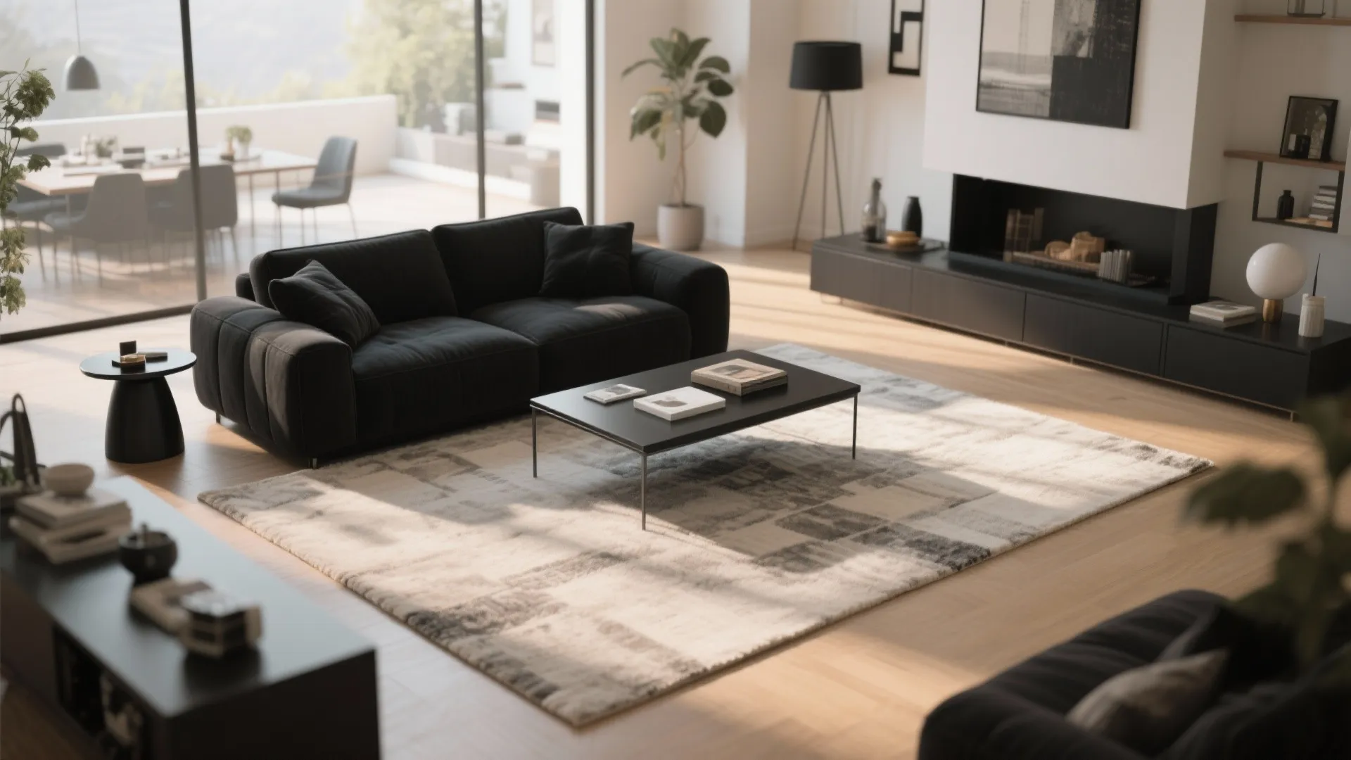 8. Play with Area Rugs