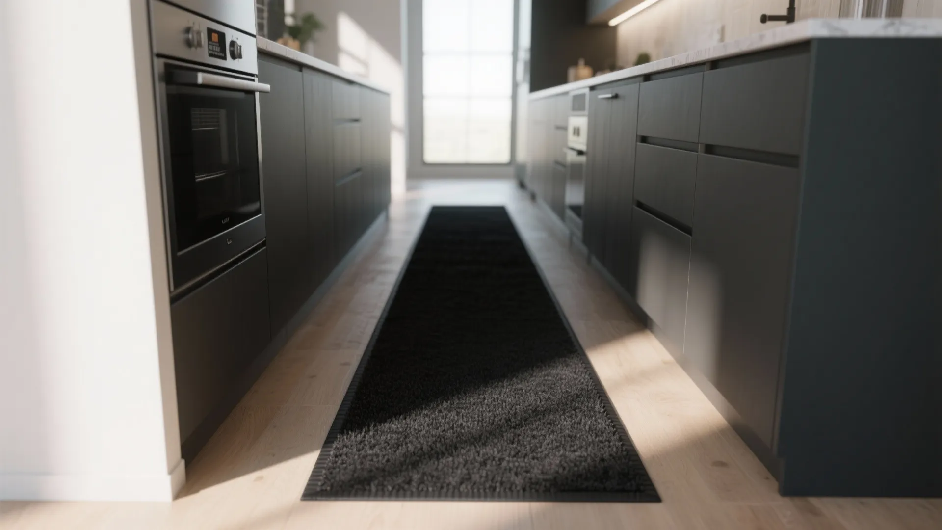 4. Black Carpet Runners for High-Traffic Paths