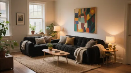 5 Creative Ideas for a Black Sectional Living Room Set