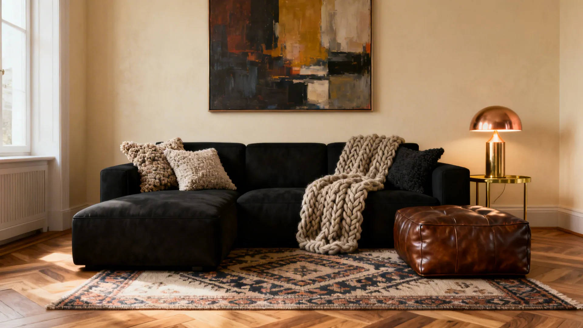 5 Black Sectional Couch Ideas: Stylish living room layouts and tips for black sectional sofas with space-saving tricks