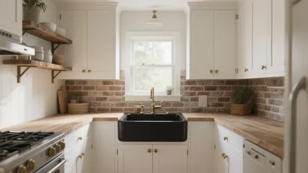 Black Kitchen Sink Farmhouse: 5 Small-Space Ideas