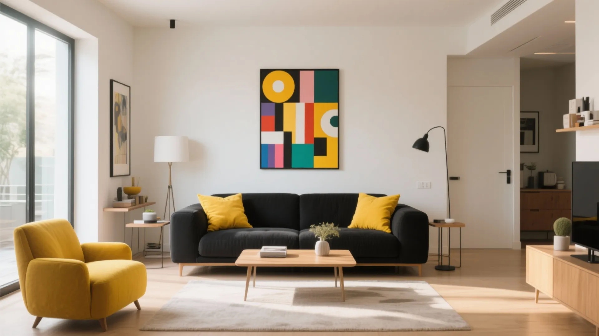 2. Pops of Bold Color