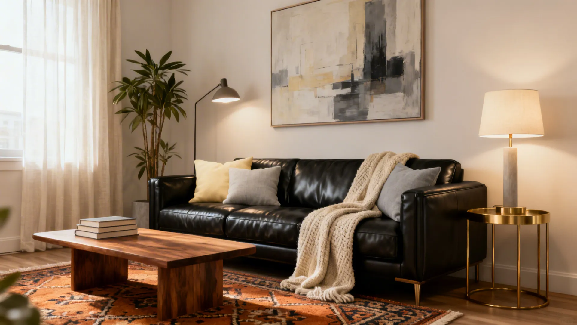 5 Stylish Ideas for Decorating a Living Room with a Black Sofa: Practical, budget-friendly and creative living room ideas to make your black sofa the star