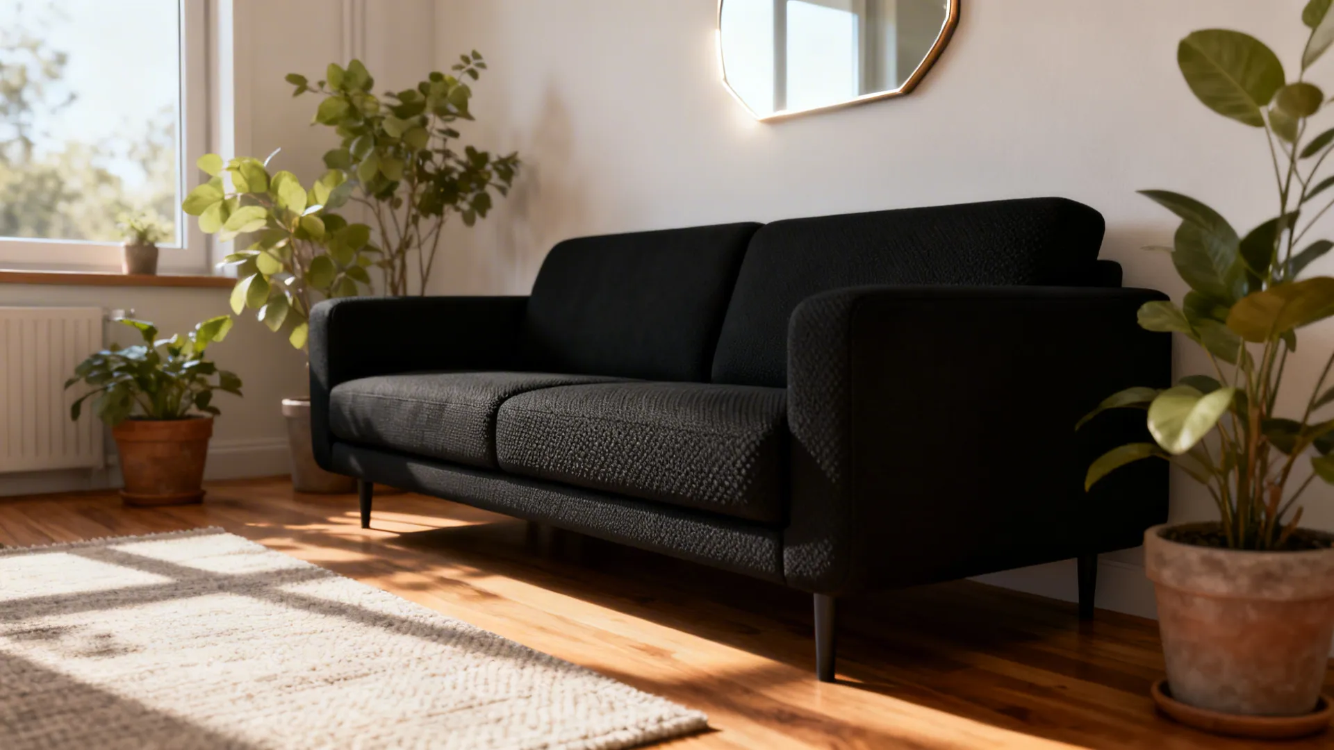 5 Black Sofa Set Ideas for Small Living Rooms