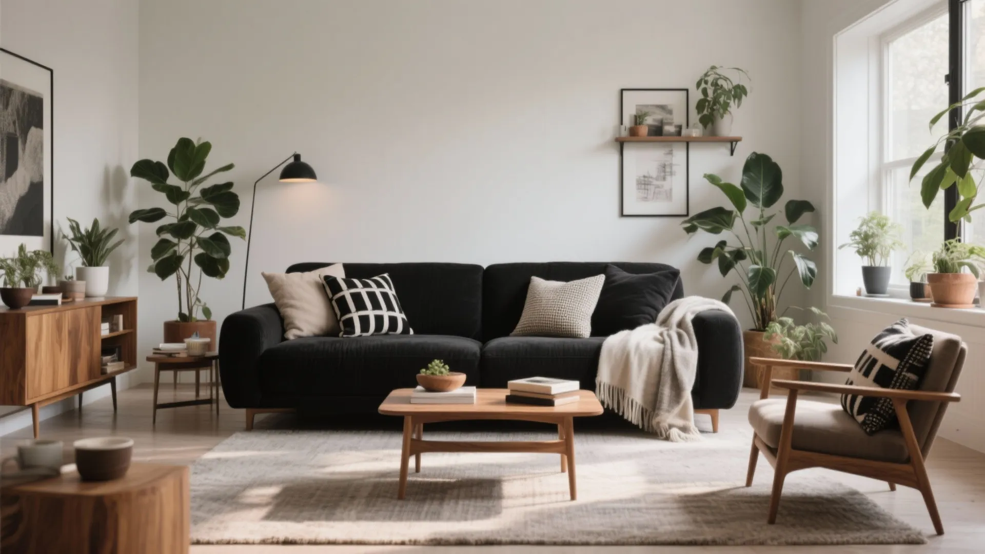 10 Stylish Ideas for Decorating a Living Room with a Black Sofa: My Personal Take on Making Black Sofas Look Stunning at Home