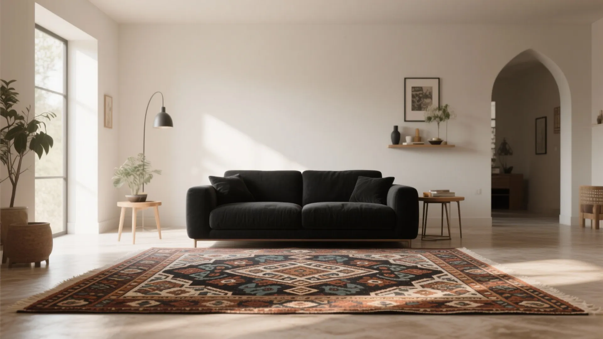8. Bold Patterned Rug