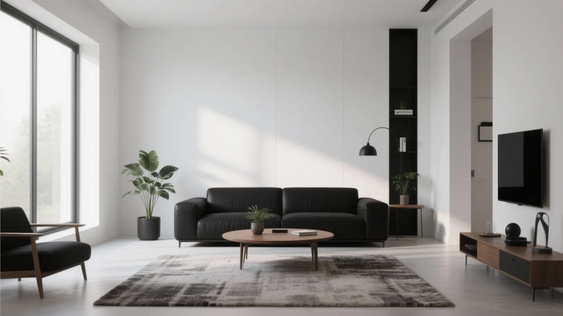 1. Crisp White Walls for High Contrast