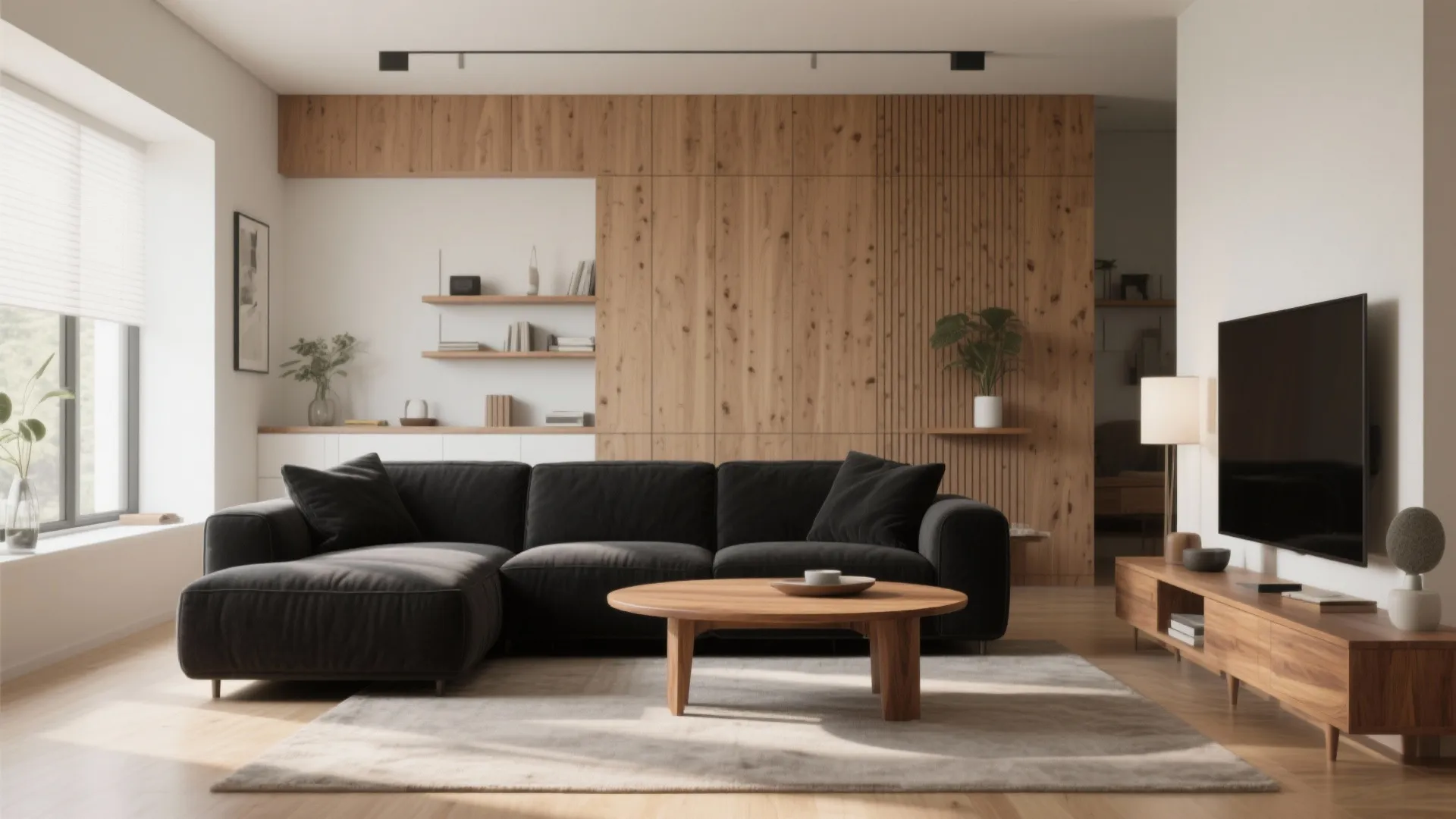 2. Warm Up with Wooden Accents