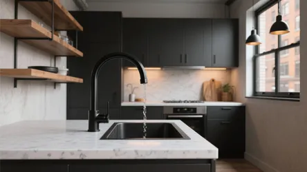 5 Stylish Ideas for Black Stainless Kitchen Faucets