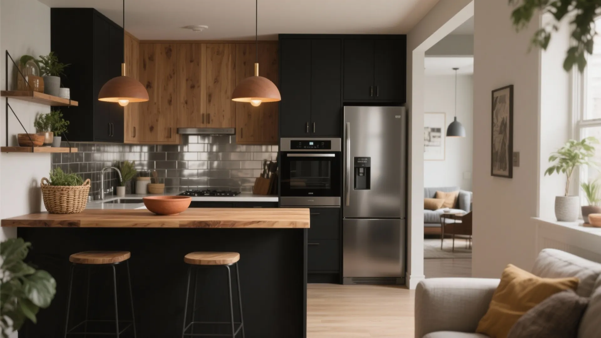 5 Bold Ideas for Kitchens with Black & Stainless Appliances: Smart small-space strategies and stylish vibes for kitchens featuring black and stainless appliances