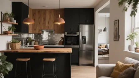 5 Bold Ideas for Kitchens with Black & Stainless Appliances