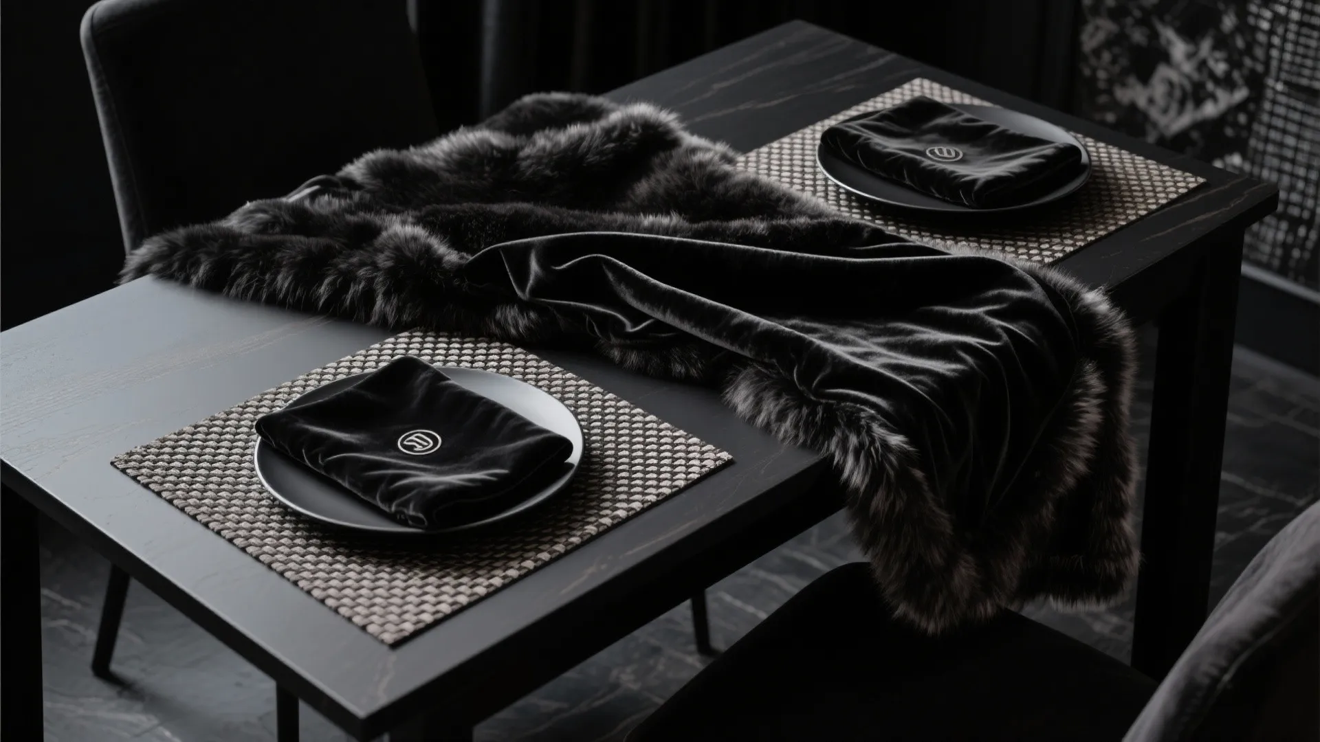 8. Layered Textures in Black