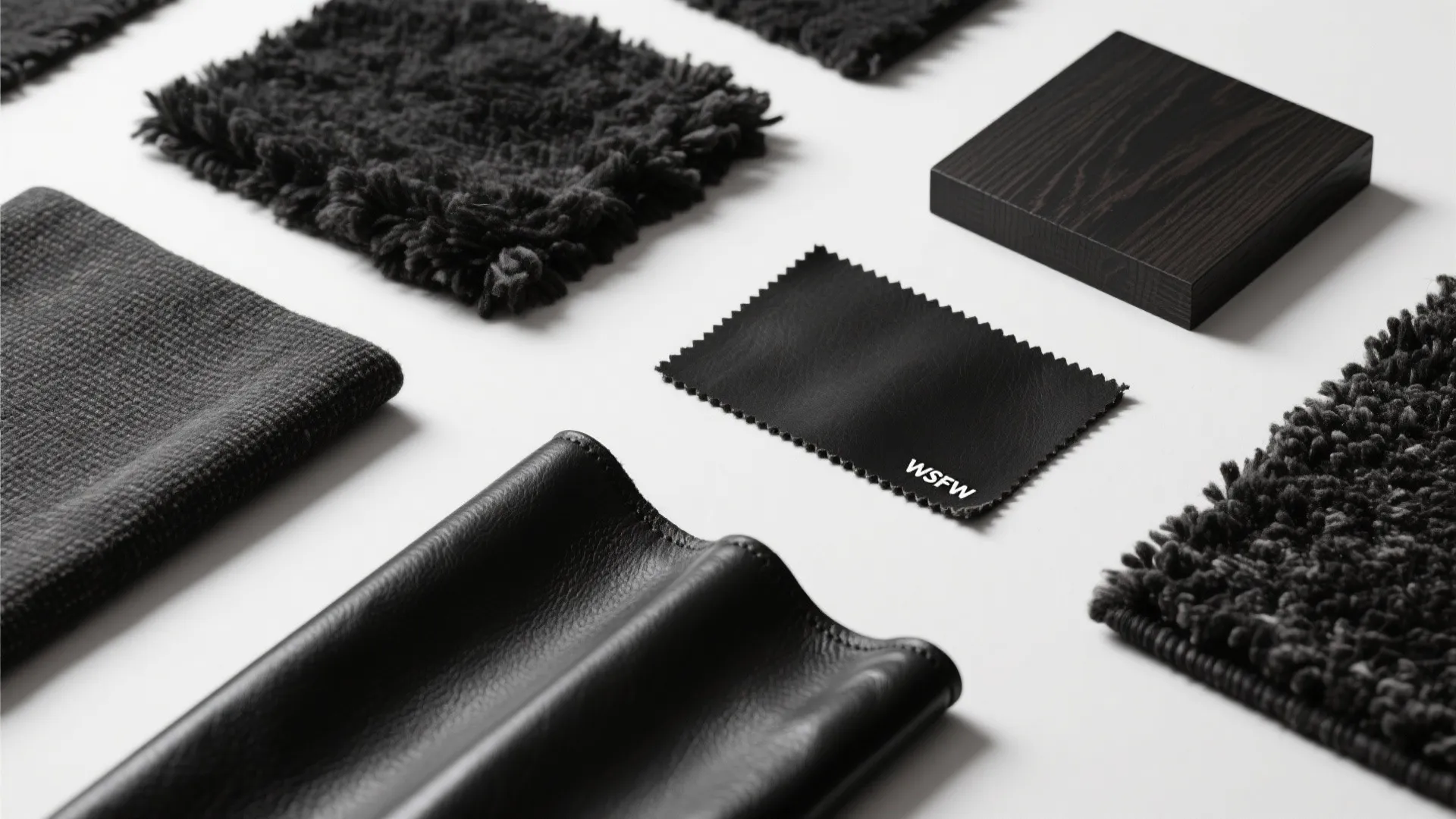 Layered Textures in Black