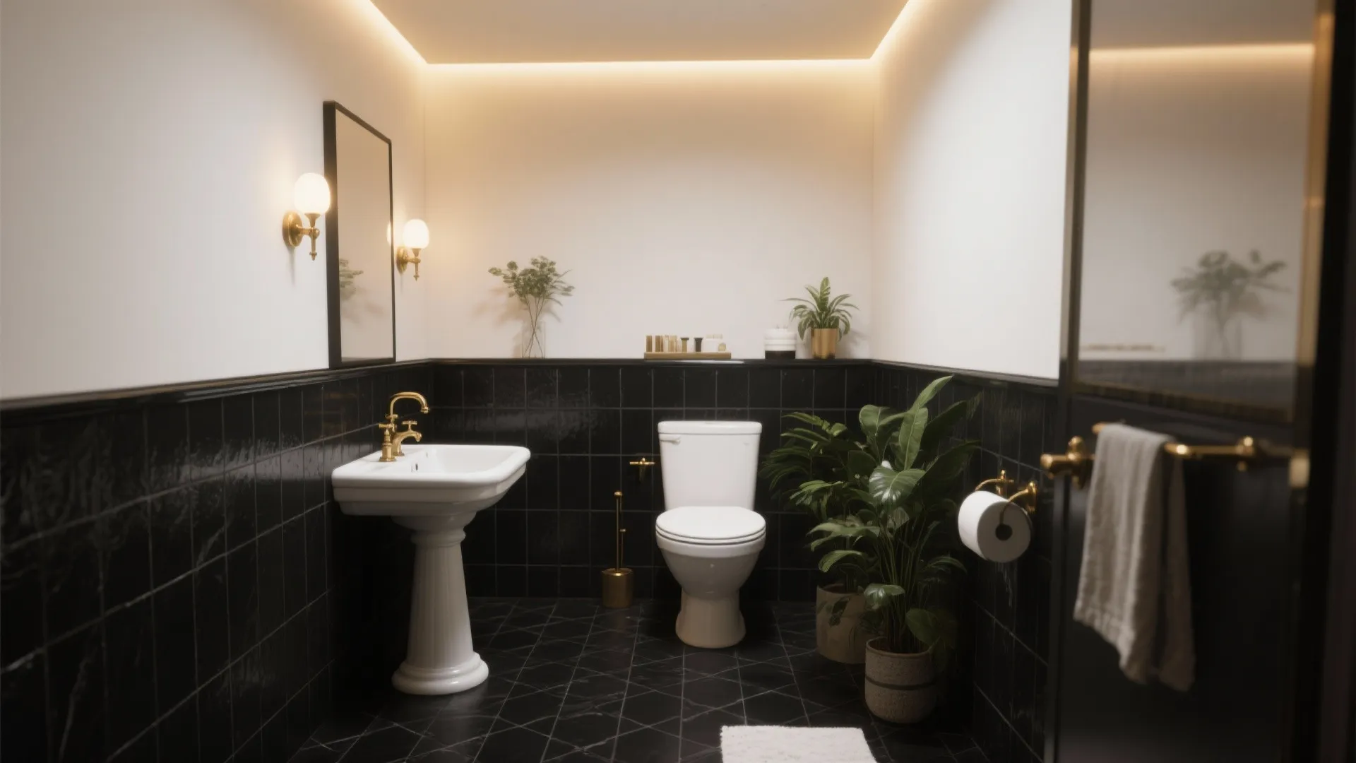 5 Bold Ideas for Bathroom Black Tile: Creative small-space bathroom designs using black tile — practical tips from a senior designer