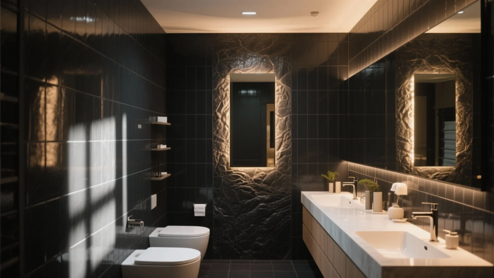 10 Black Tiled Bathroom Ideas for Bold & Chic Spaces: My top 10 creative ways to style black tiles in your bathroom without making it feel dark or cramped.