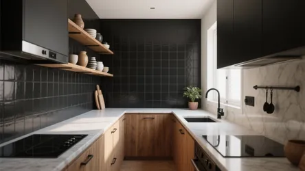 Black Tile Kitchen Backsplash Ideas — 5 Inspo