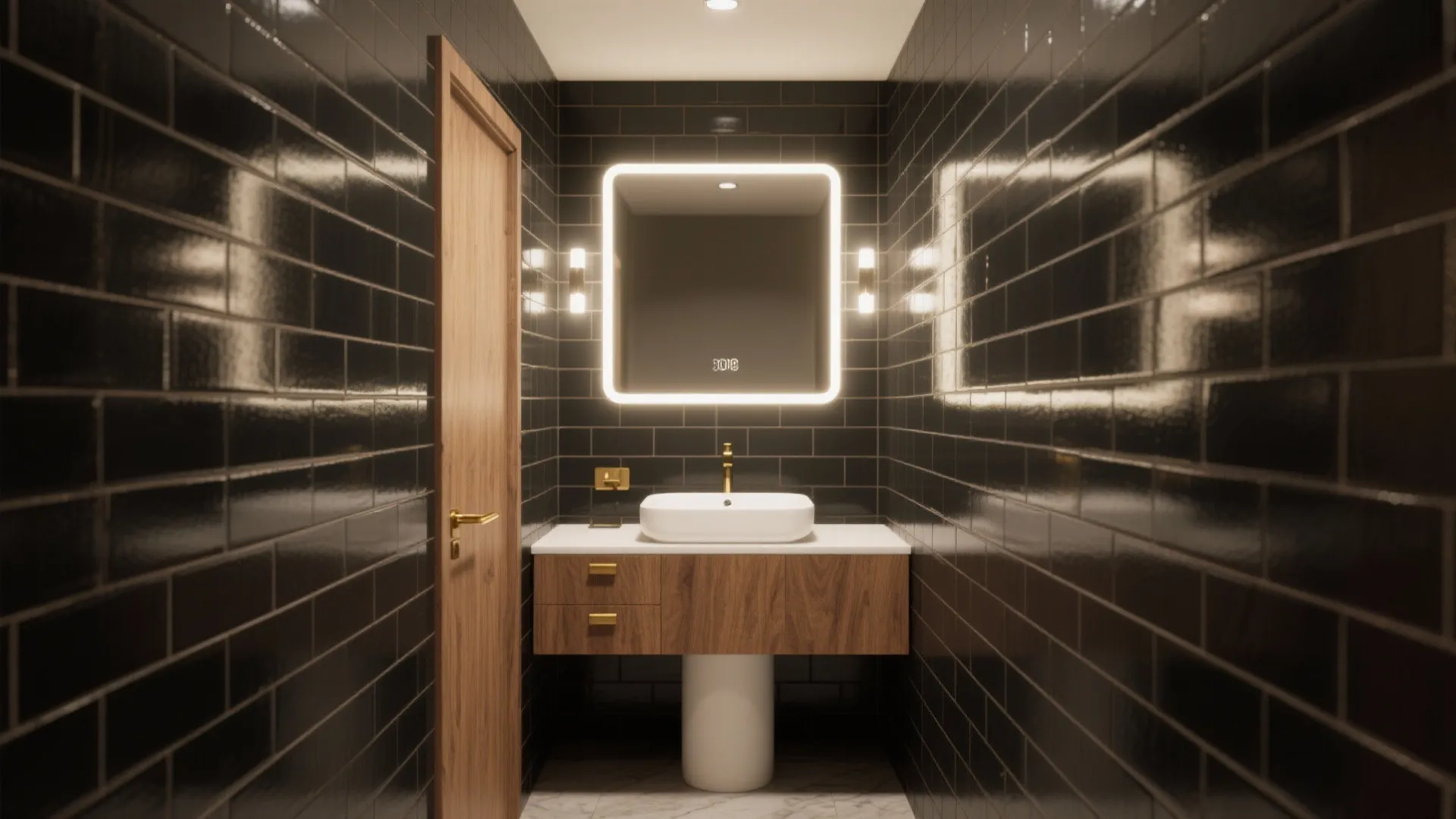 Black Tiled Bathroom: 5 Bold Ideas: Small black-tiled bathrooms that feel luxe — five practical design inspirations from a pro