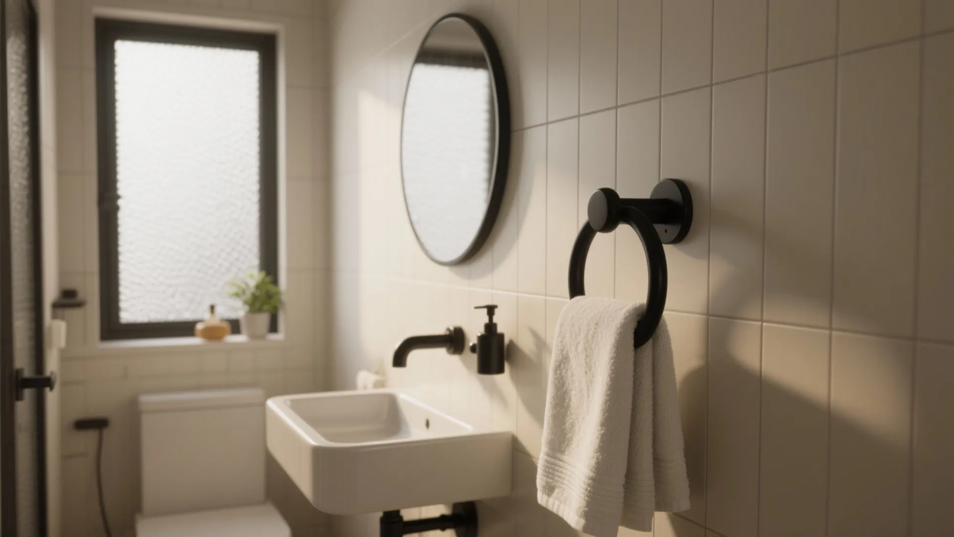5 Black Bathroom Towel Hook Ideas: Small changes, big impact: 5 modern black towel hook ideas for compact bathrooms