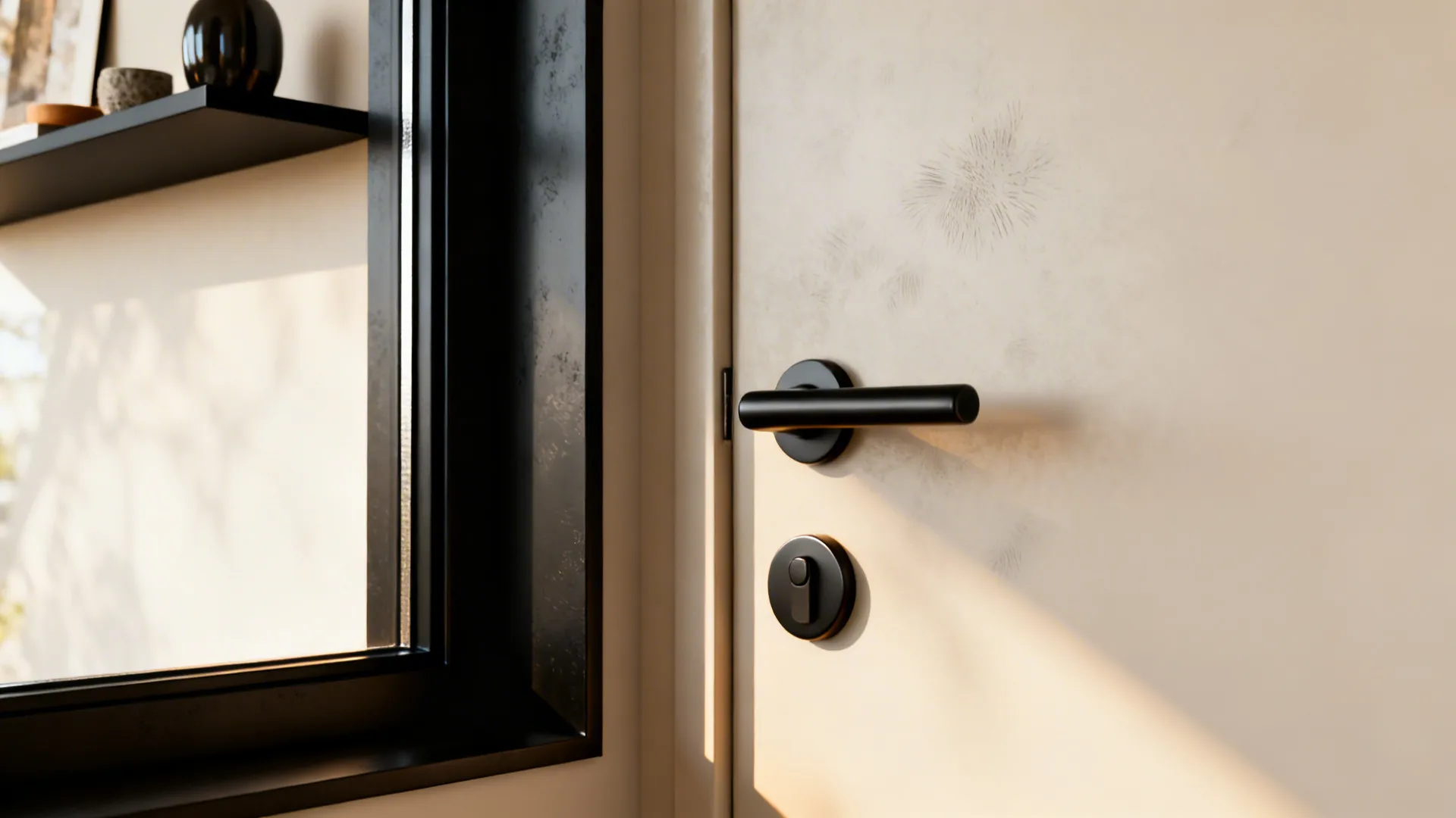 3. Use black trim and fittings as punctuation