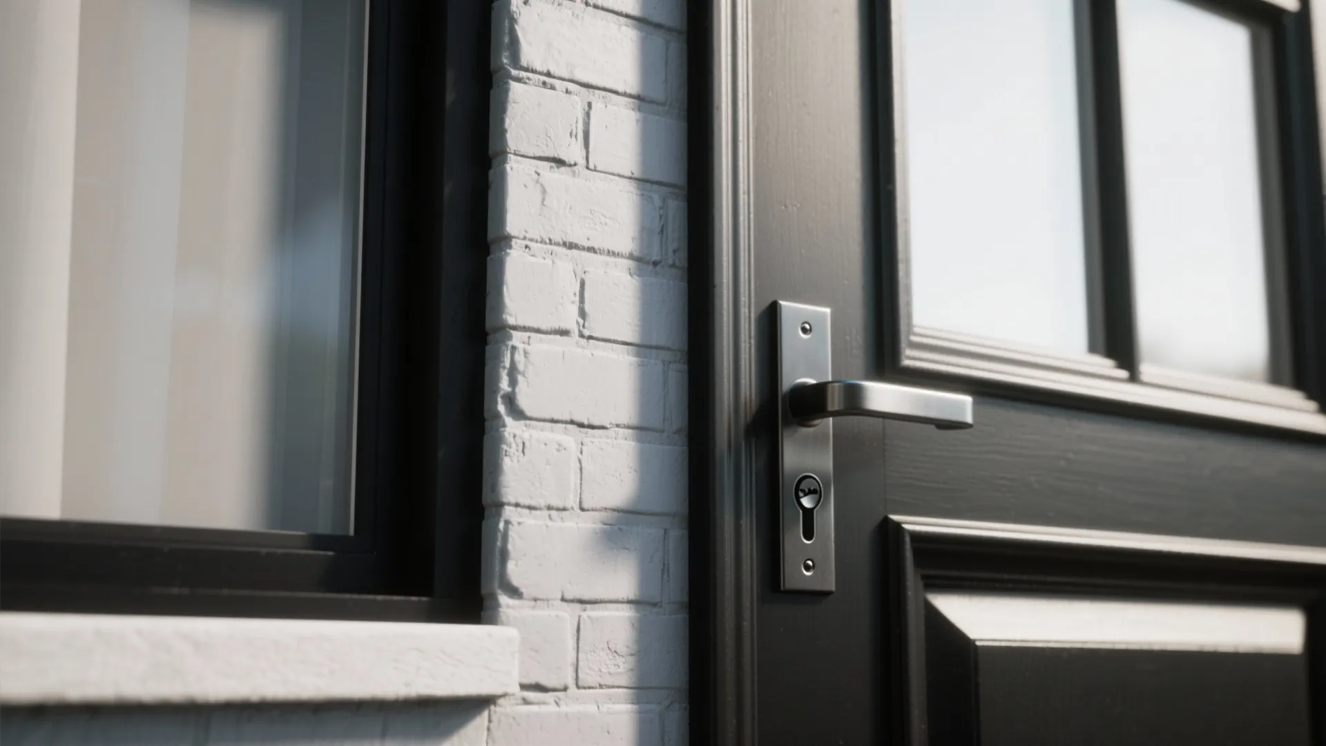 2. Add Black Trim and Bold Hardware