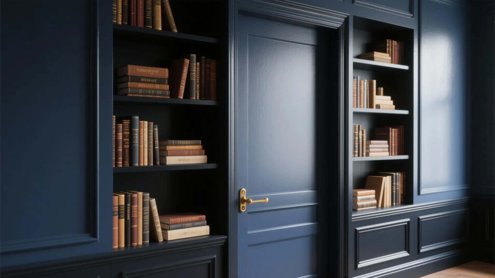 4. High-Contrast Trim and Moldings