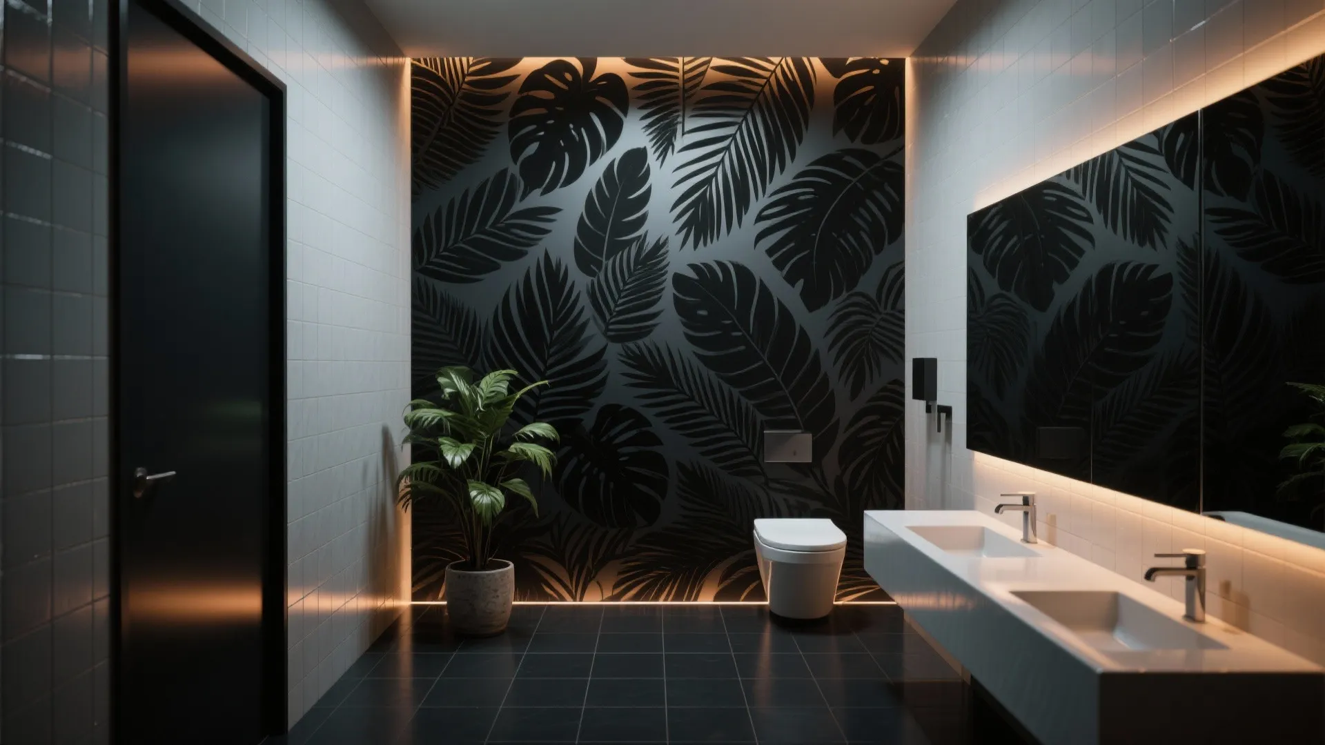 3. Black tropical or jungle prints