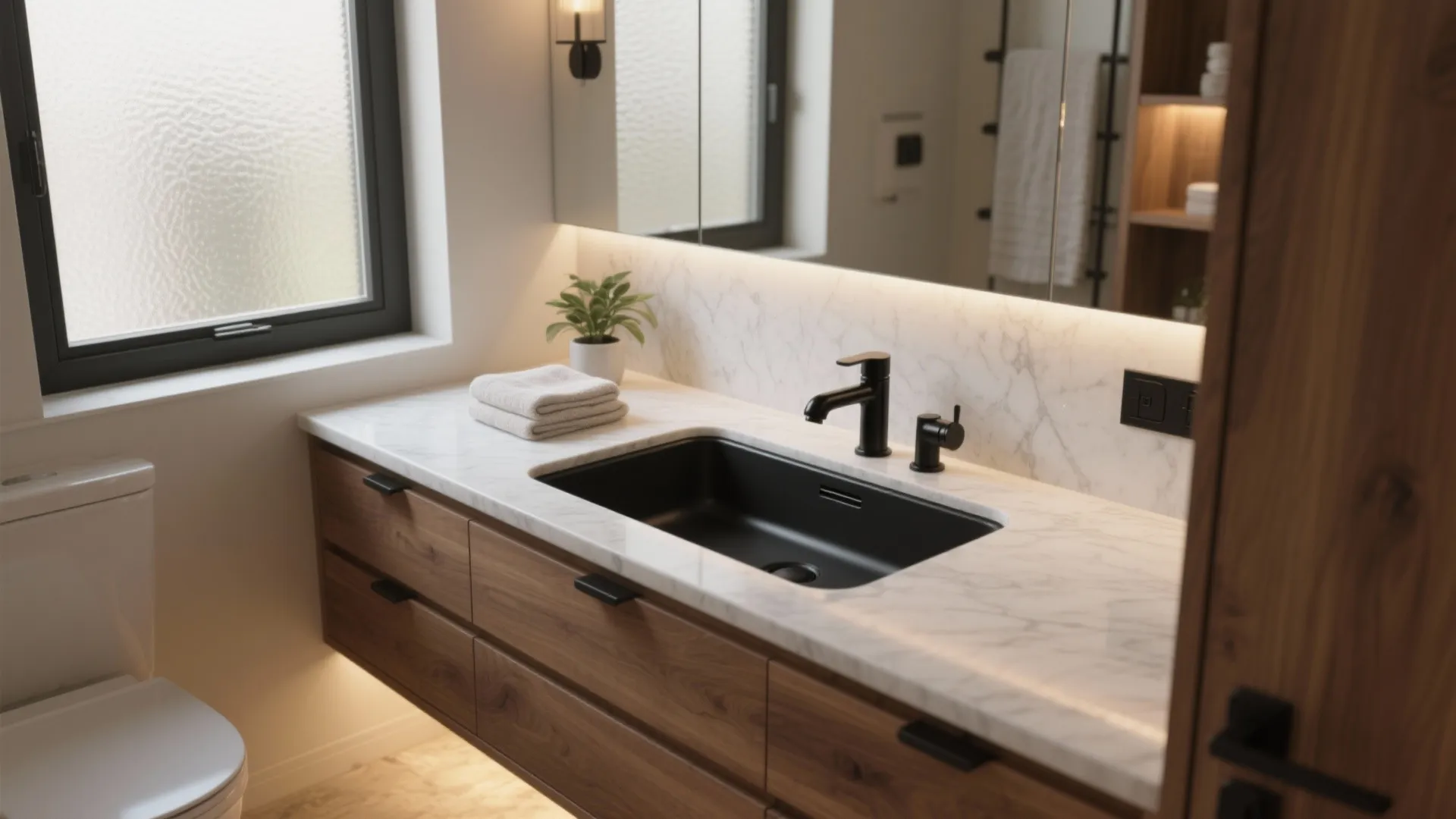 Black Undermount Bathroom Sink: 5 Bold Ideas: Creative small-bathroom solutions with a black undermount sink — practical tips from a pro