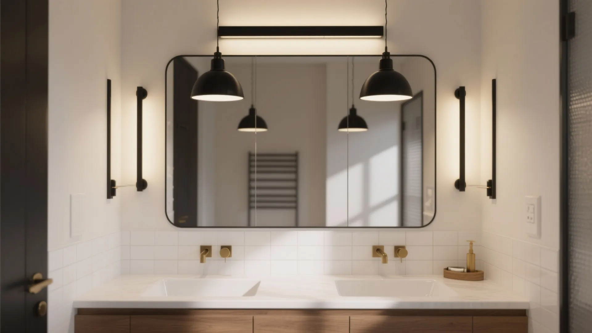 5 Black Bathroom Vanity Light Ideas: Creative small-space lighting solutions I’ve used in bathroom makeovers