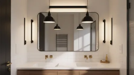 5 Black Bathroom Vanity Light Ideas