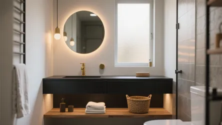 5 Black Vanity Bathroom Ideas for Small Spaces