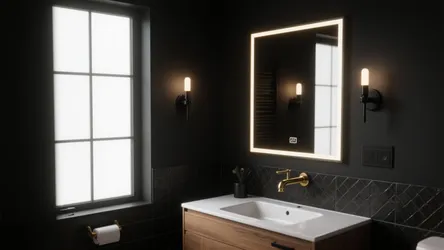 5 Black Bathroom Vanity Light Ideas