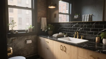 5 Black Bathroom Vanity Top Ideas